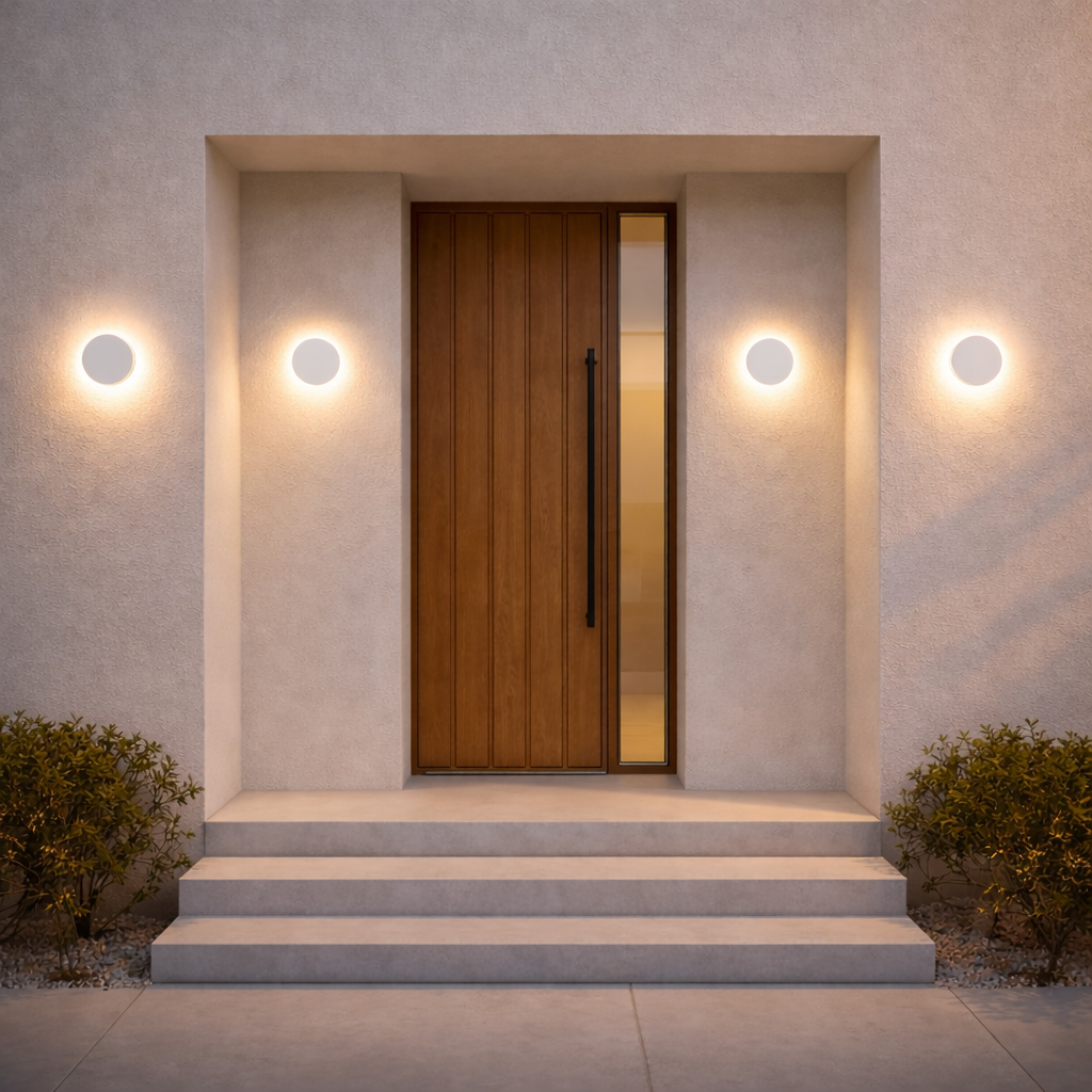Modern Metal and Acrylic Wall Light