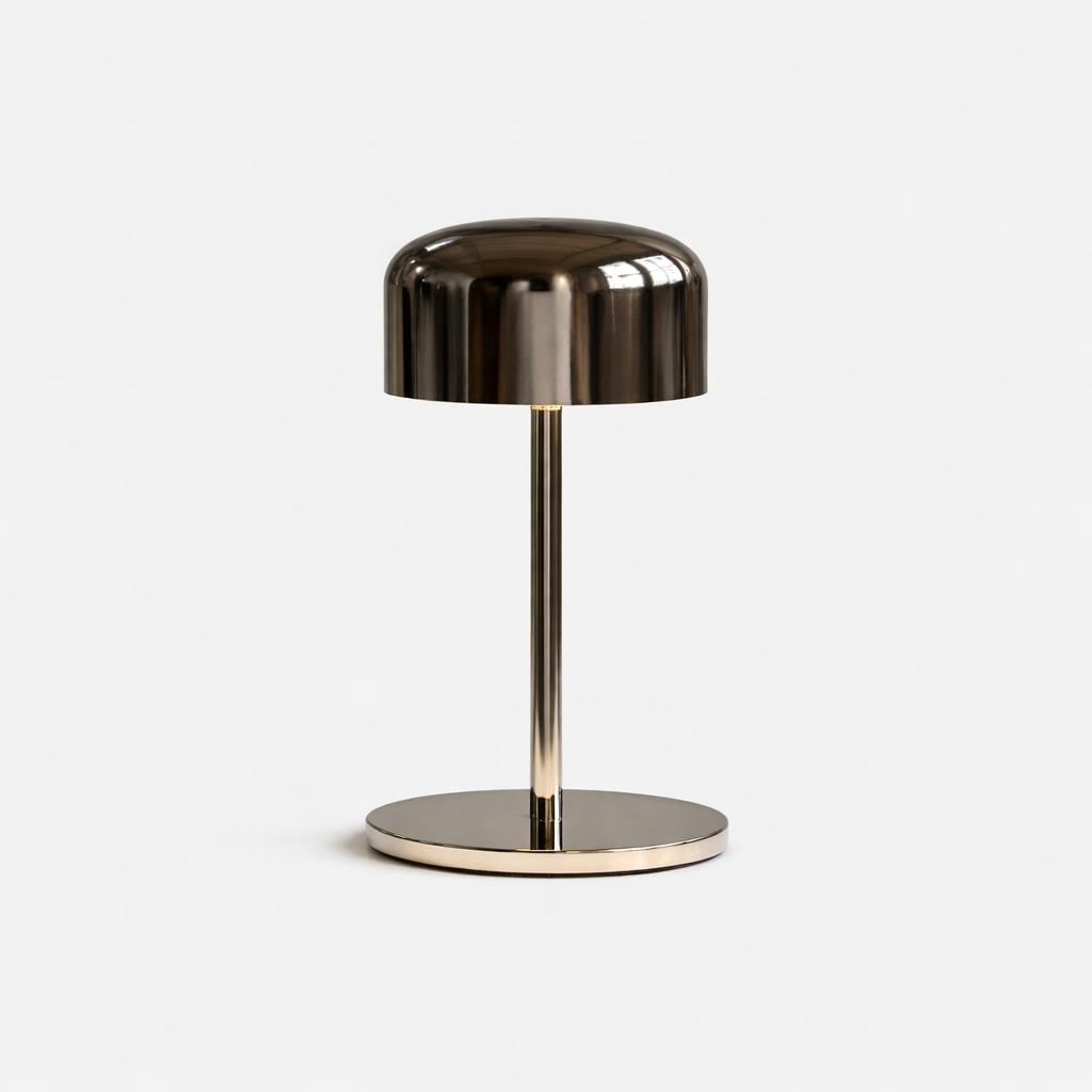 Table Lamp Chrome Black Chrome