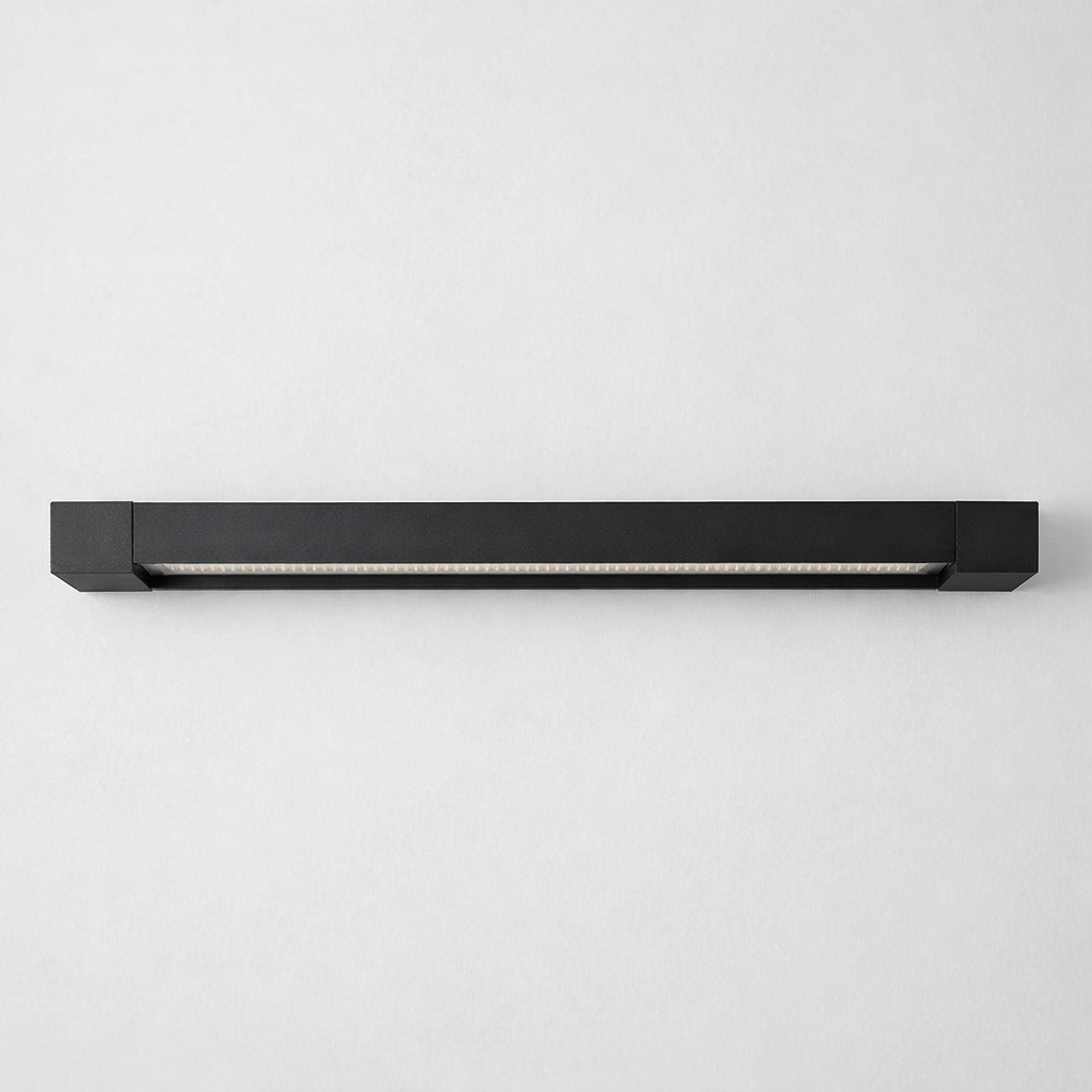 LED Wall Light Black Modern Bathroom Fixture