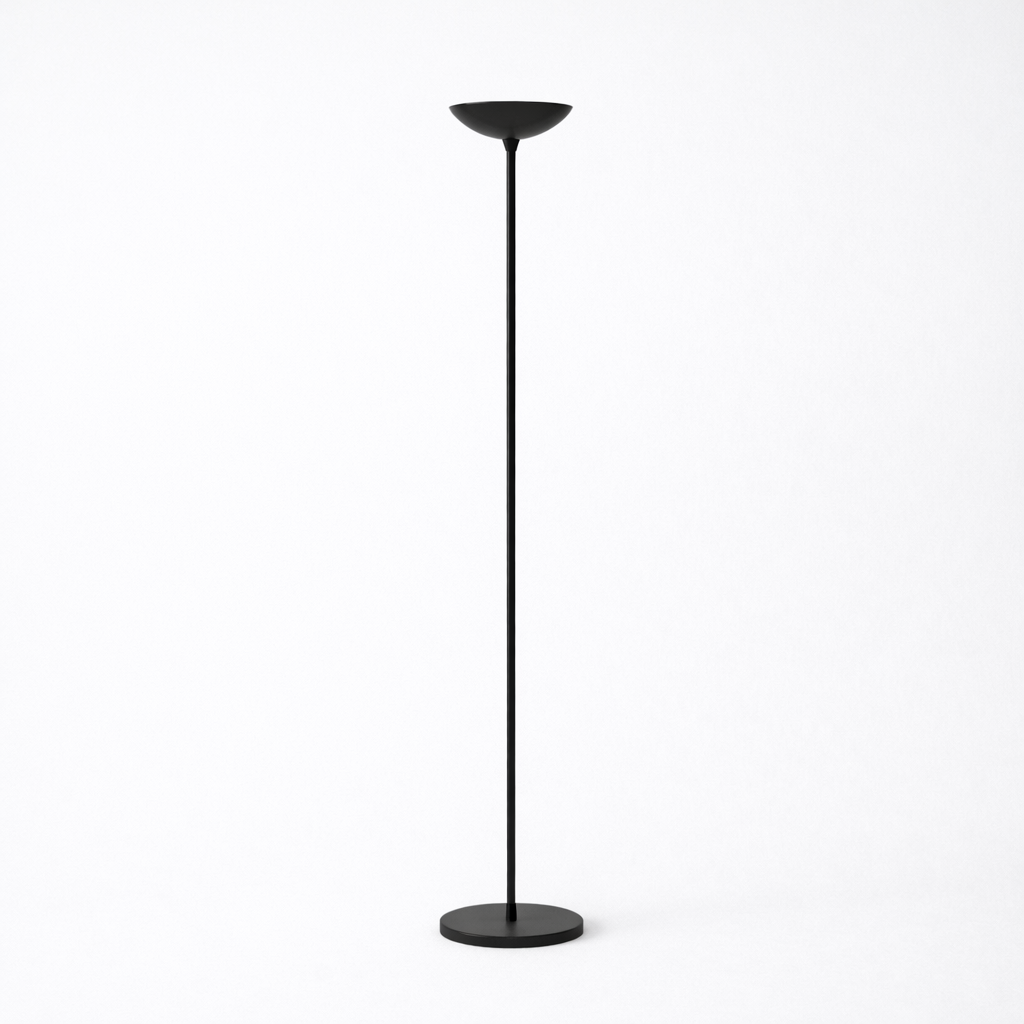 Modern Floor Lamp Black Metal