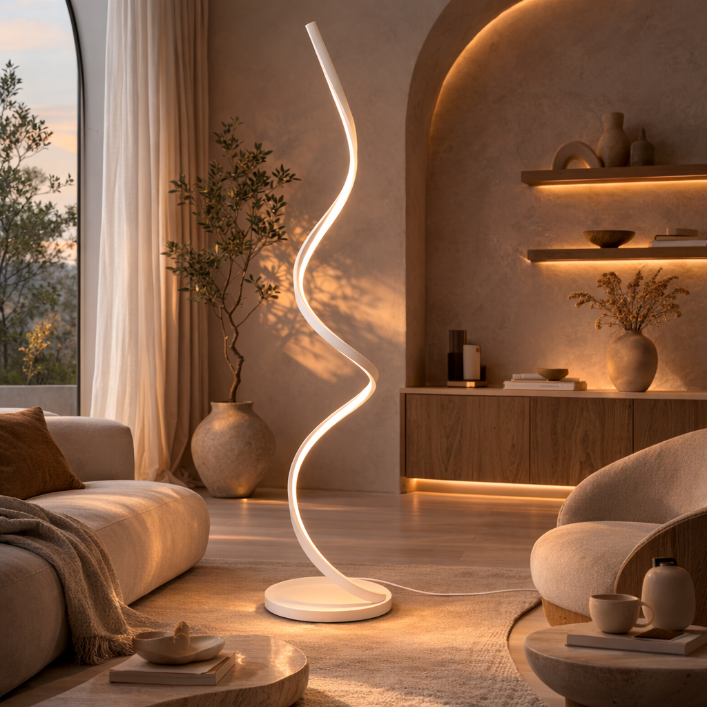 Minimalist Dimmable LED Floor Lamp