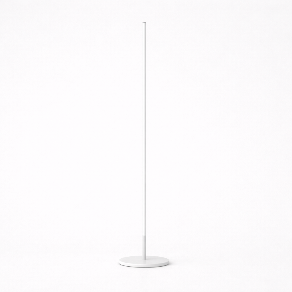 Modern LED Floor Lamp Remote Dimmable White Black