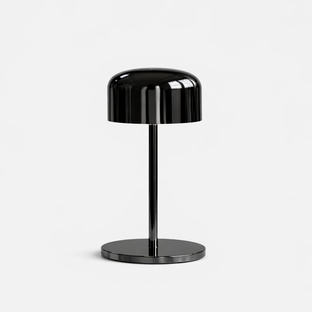 Table Lamp Chrome Black Chrome