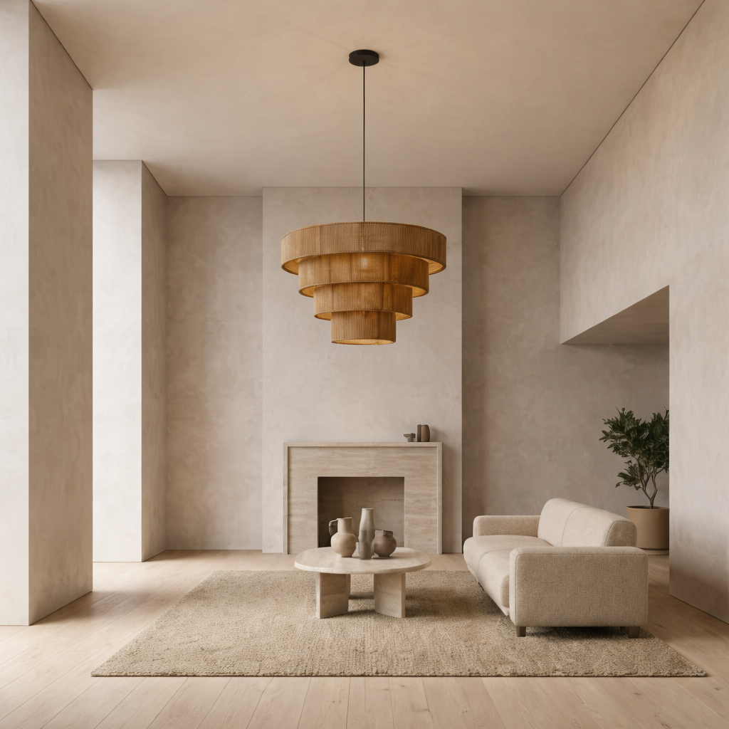 Taupe Modern LED Pendant Light