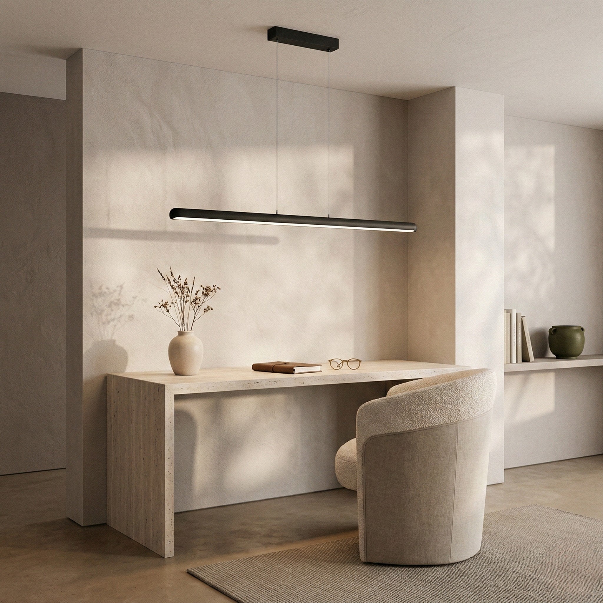 Black White Ceiling Light Fixture Modern