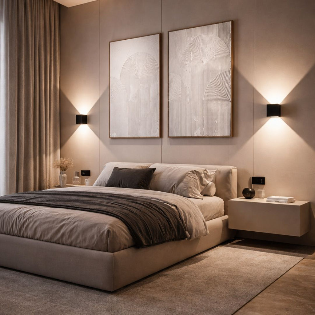 LED Wall Light with Adjustable Panels