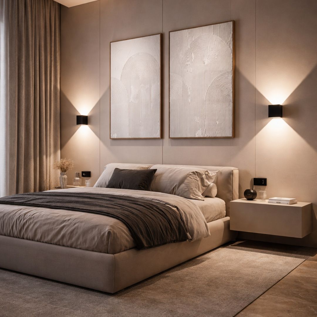 LED Wall Light Fixture Adjustable Light Panels Warm White