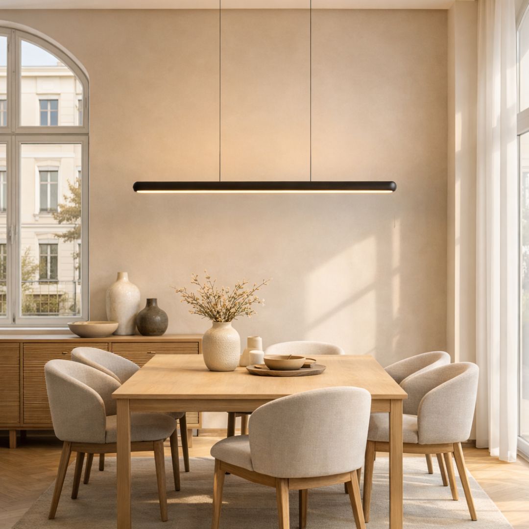 Black White Ceiling Light Fixture Modern