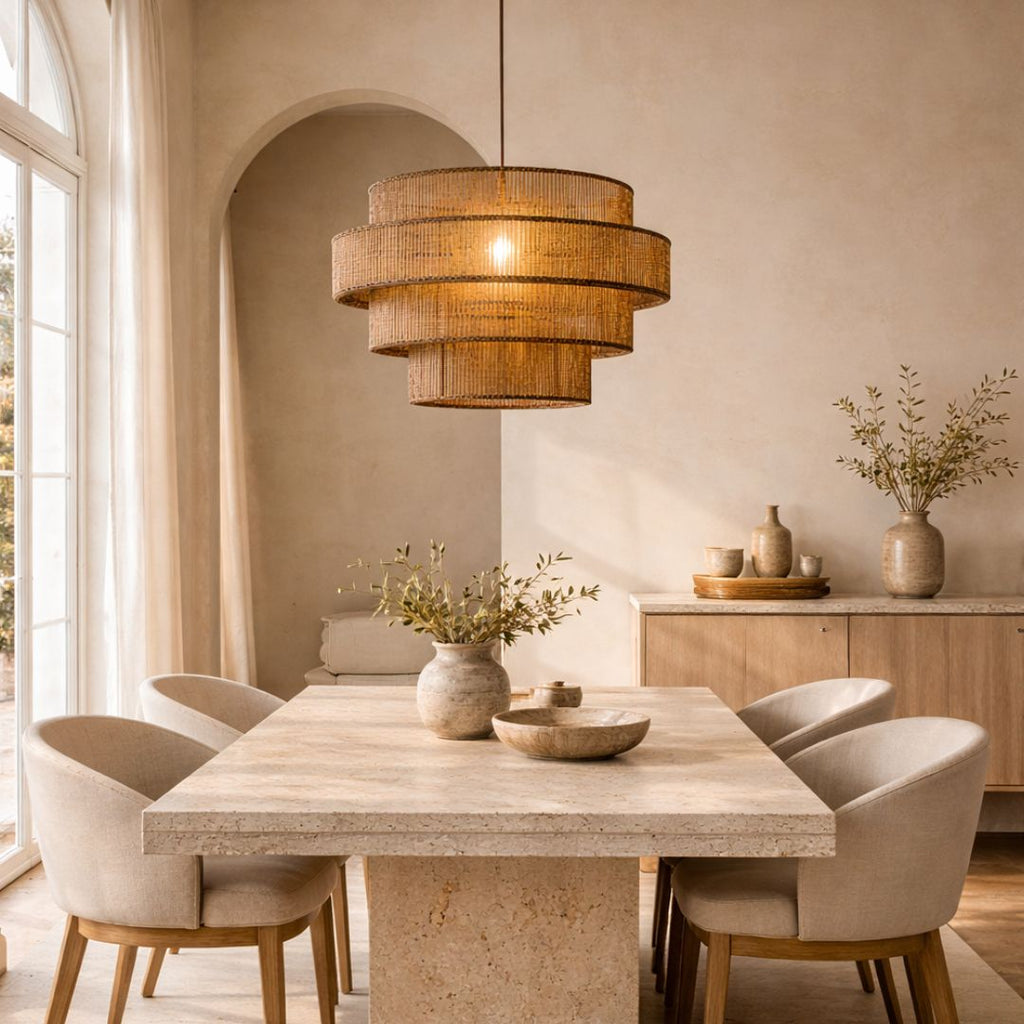 Taupe Modern LED Pendant Light