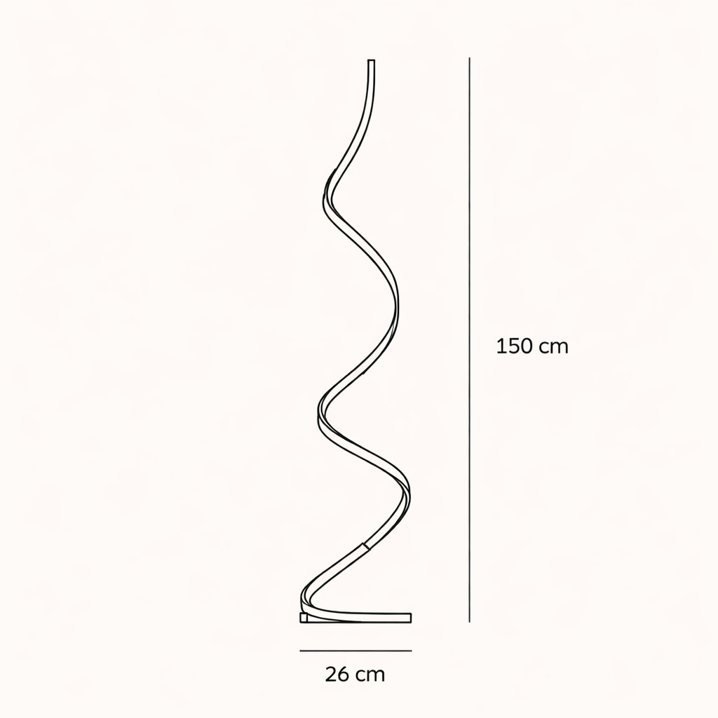 Minimalist Dimmable LED Floor Lamp