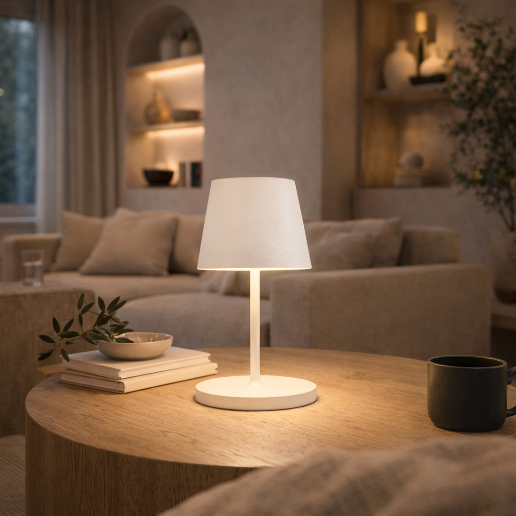 Weatherproof LED Table Lamp with Smart Touch Dimming
