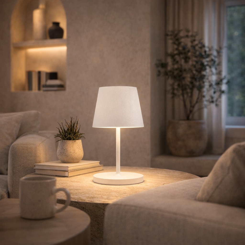 Weatherproof LED Table Lamp with Smart Touch Dimming