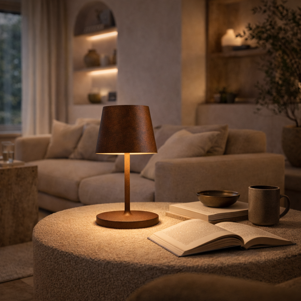 Weatherproof LED Table Lamp with Smart Touch Dimming
