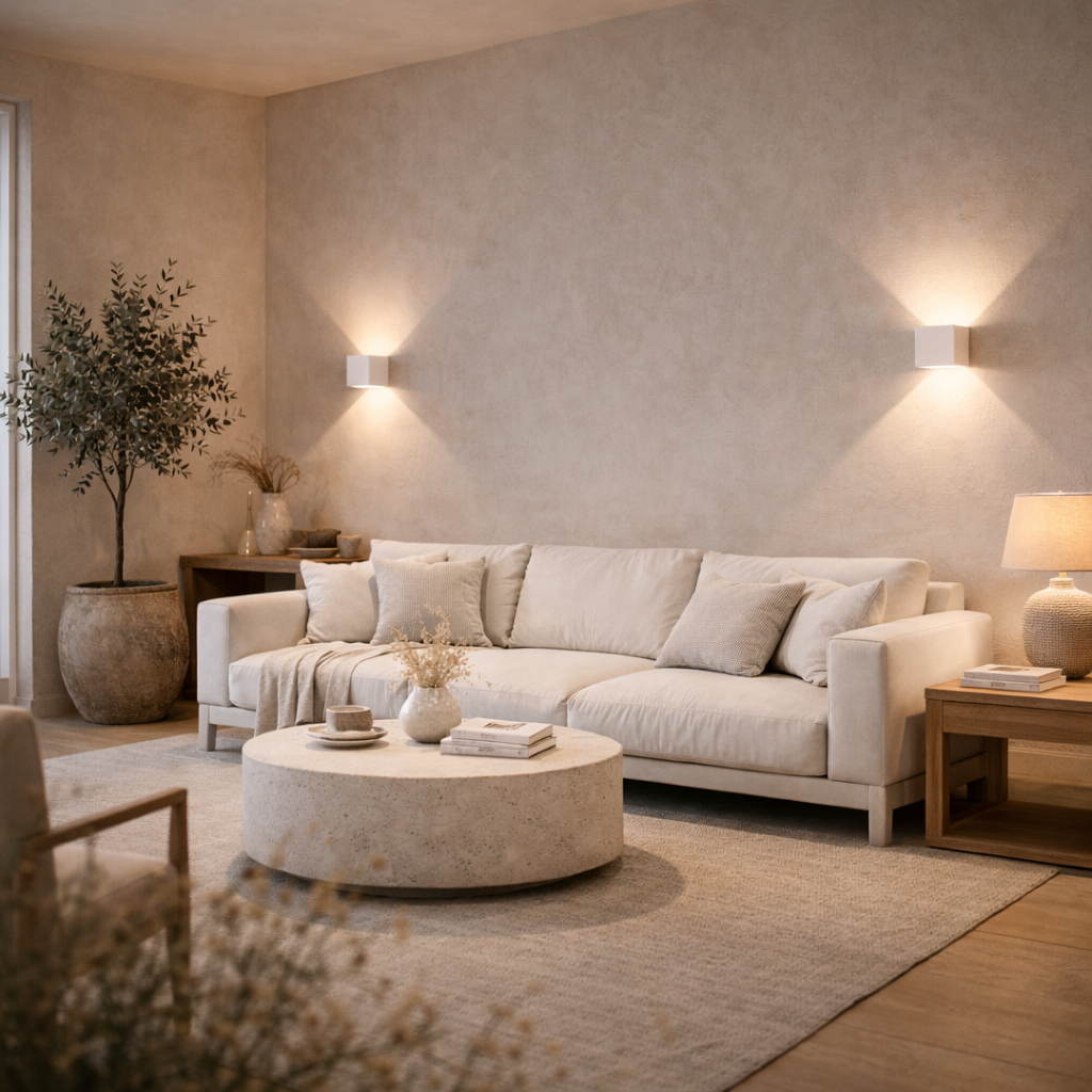 LED Wall Light with Adjustable Panels