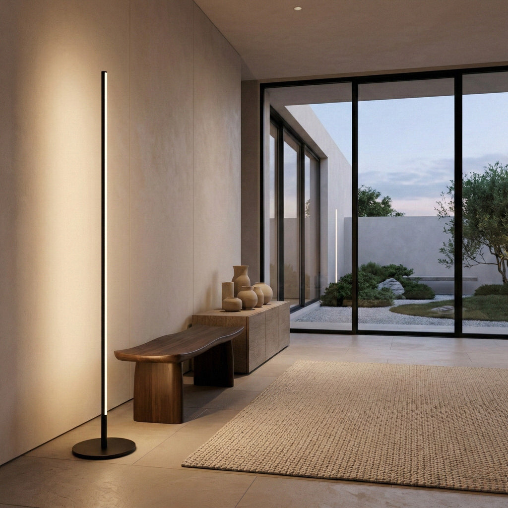 Remote-Controlled Dimmable LED Floor Lamp