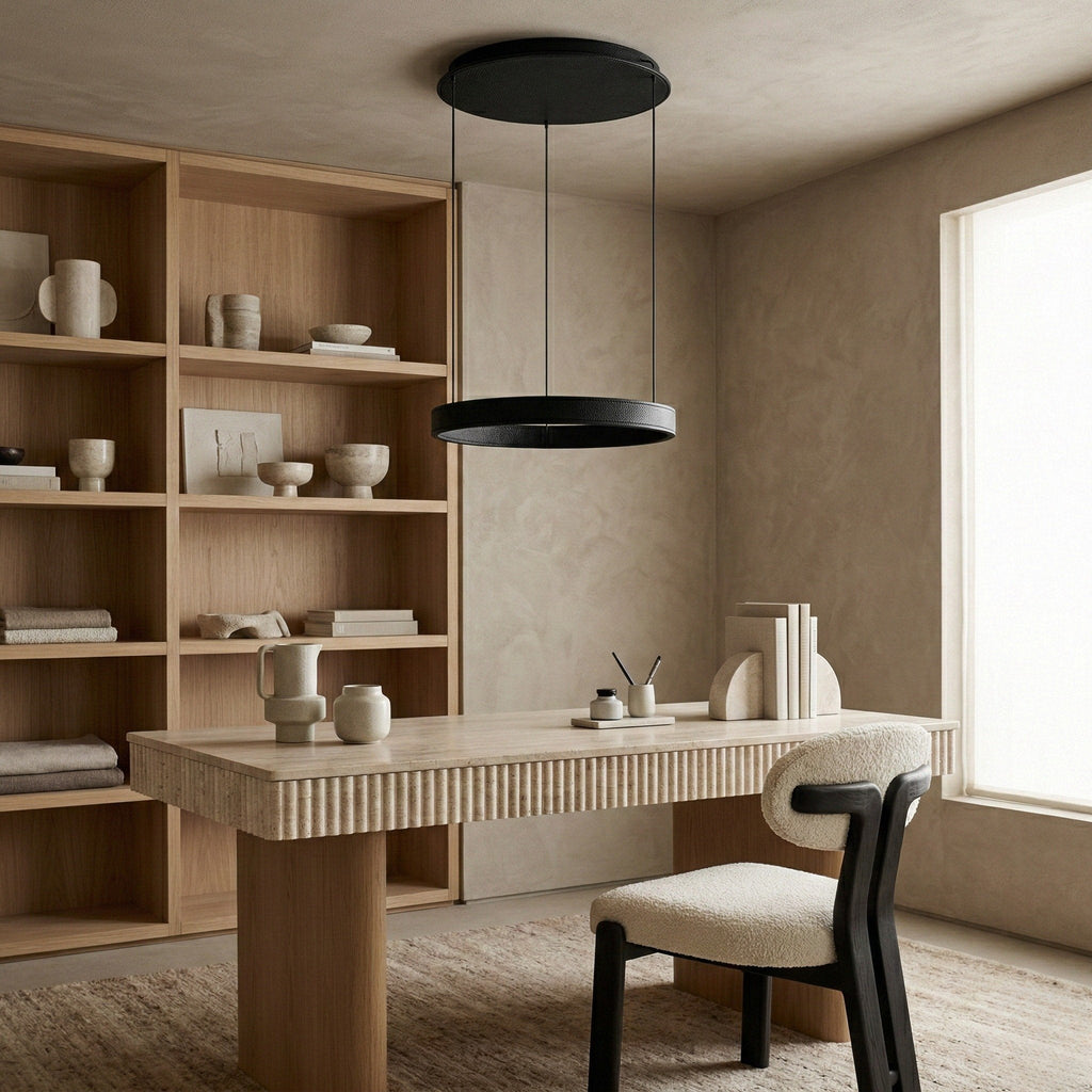 Round Ring LED Pendant with Stepless Dimming