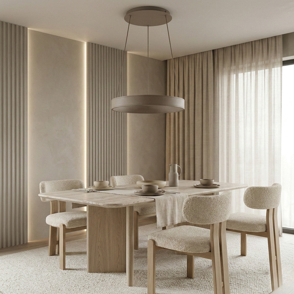 Round Ring LED Pendant with Stepless Dimming