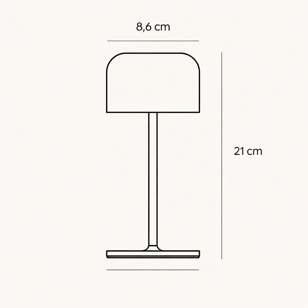 Modern Plug-In Table Lamp